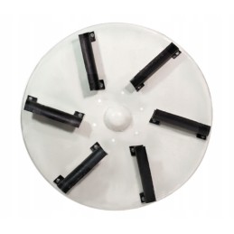 Drugelio pjovimo trąšų barstytuvo diskas