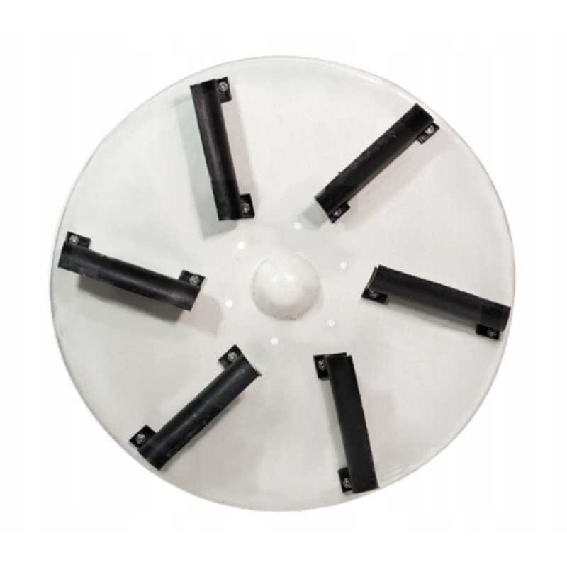 Drugelio pjovimo trąšų barstytuvo diskas