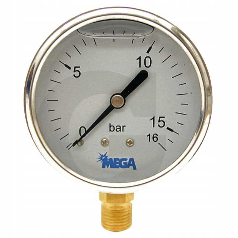 Glicerino manometras 0 10 vario lydinio žalvaris