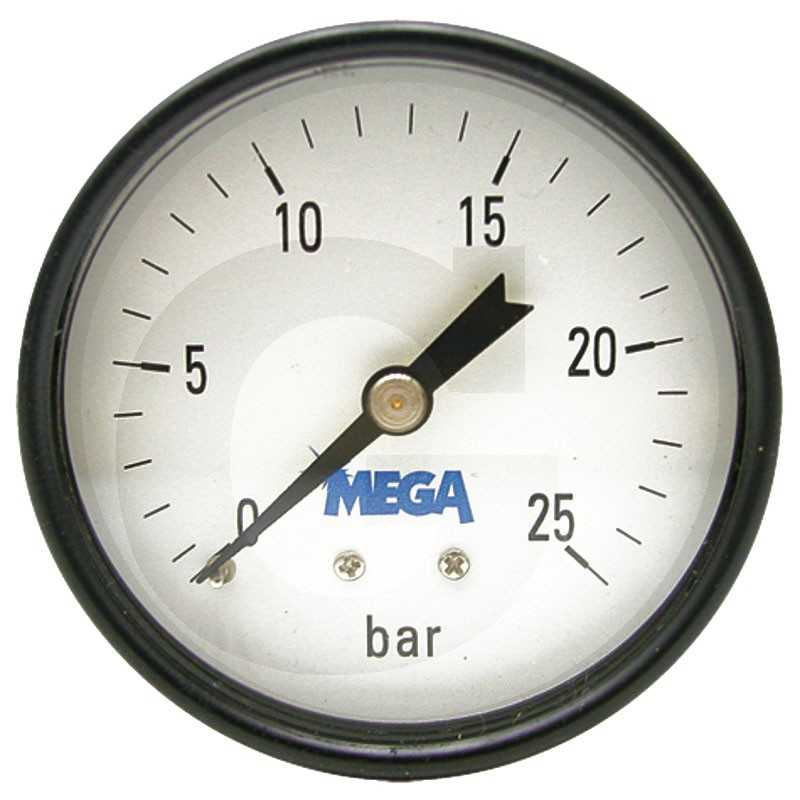 Slėgio matuoklis 0 25 vario lydinys iki 40 barų žalvario