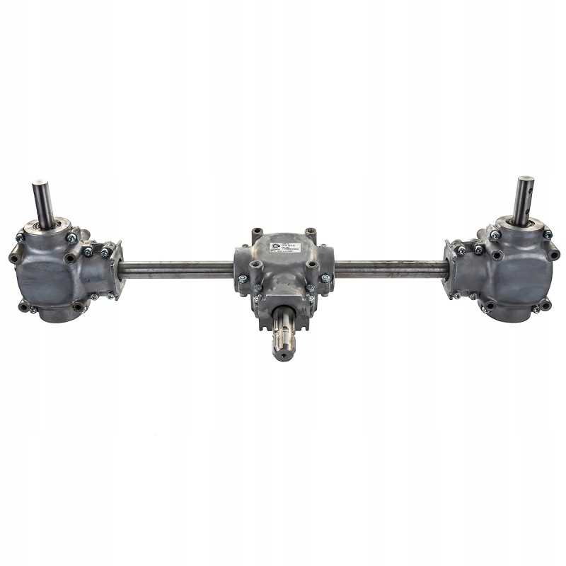 Dviguba trąšų barstytuvo pavara, 770 mm