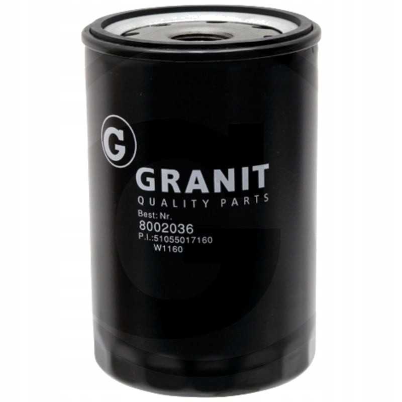 Euro trac 800 1000 w1160 variklio alyvos filtras