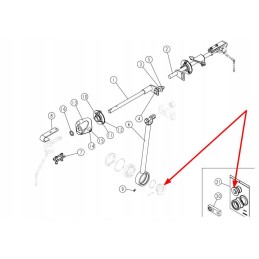 851998 ekscentrinis kreipiamasis maišytuvo velenas