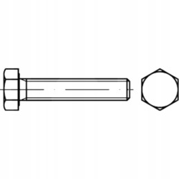 Šešiakampis varžtas din 933 din 933 šeši