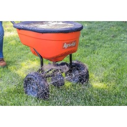 Druskos trąšų barstytuvas, stumdomas modelis, 60 kg