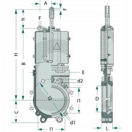 Mz plokščių užtvarų vožtuvas, peilių vožtuvas, dvipusė hidraulika