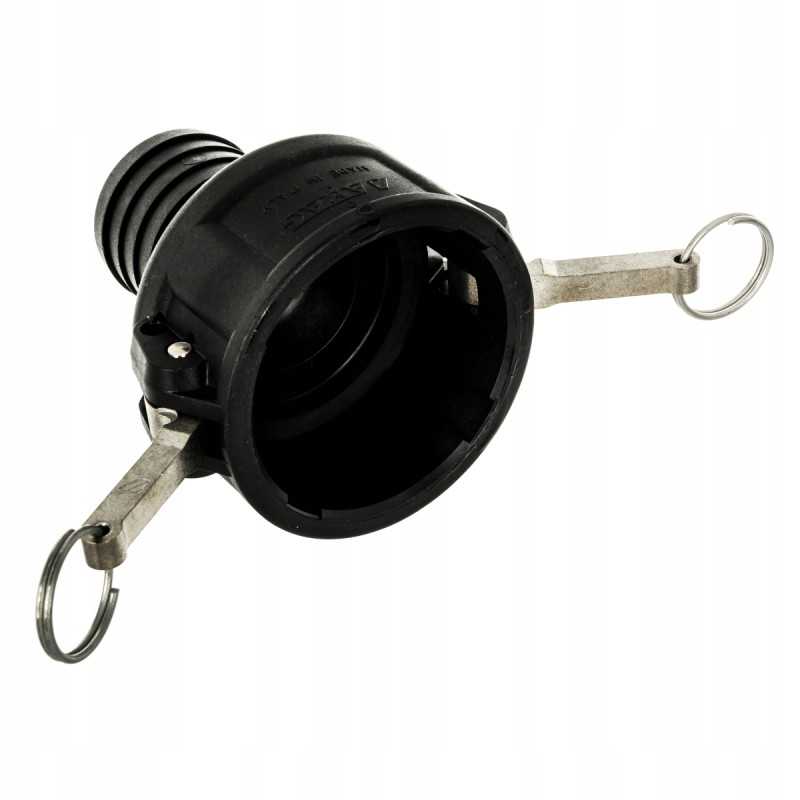 Camlock tipo c pp lizdas žarnai 3 60mm arag