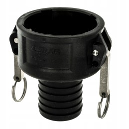 Camlock tipo c pp lizdas žarnai 3 60mm arag