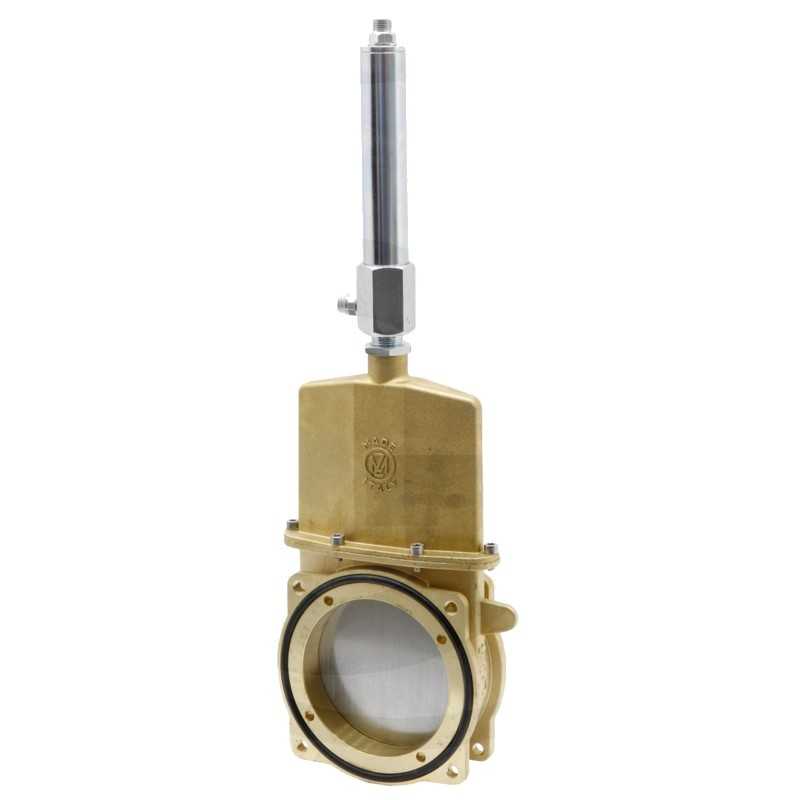 Dvigubo veikimo hidraulinis peilio vožtuvas