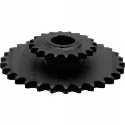 Dvigubos grandinės rato 2 ritinėlių mechanizmas prieš 8