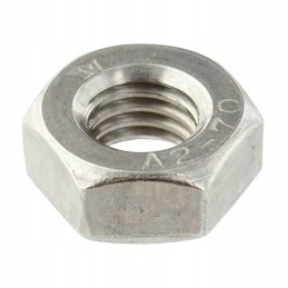 Nerūdijančio plieno šešiakampė veržlė m10 v2a din 934