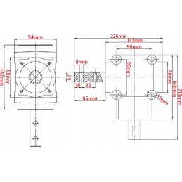 Trąšų barstytuvas su stipriu šoniniu kampu