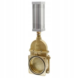 Pneumatinis pleištinis sklendė 5 su pavara