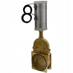 Mz pleištinio sklendės vožtuvas 6 pneumatinis, dvipusis