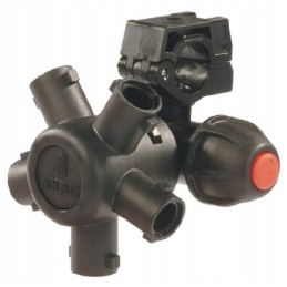 Penkių dalių antgalio laikiklis vamzdžiui 1 2 406