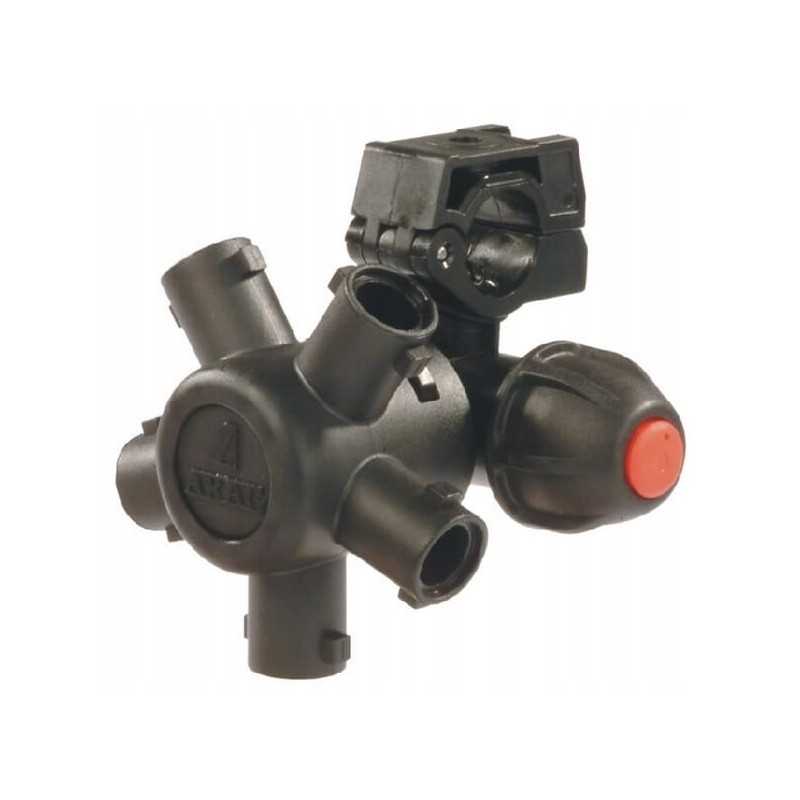 Penkių dalių antgalio laikiklis vamzdžiui 1 2 406