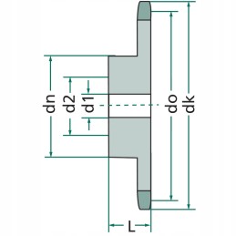 Grandininis ratas su stebule 021 015 18