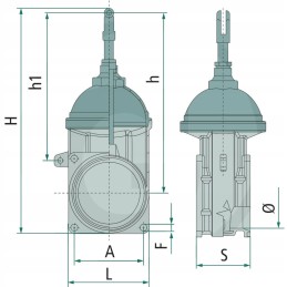 Riv lizdo sklendė 6 4 bar 143mm