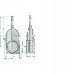 Mz sklendės pleištinių vartų hidraulika dvipusė sp