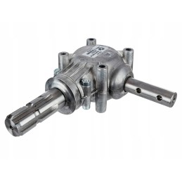 Trąšų barstytuvo kampinė pavara yra sustiprinta