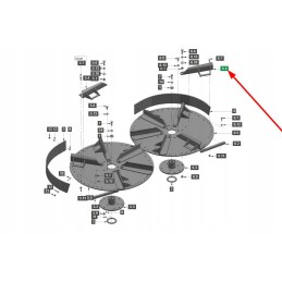 608030134 dešinės plokštės laikiklis