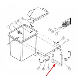 Sulky 914108 matavimo kaušo atrama