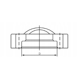 Flanšo pusės SAE tipas AFH 6000 420 bar 1