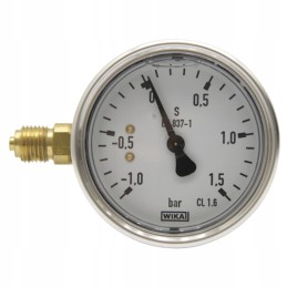 Glicerino vakuuminis manometras, skirtas srutų technologijai