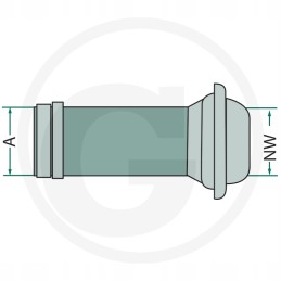 Lizdas 150mm 4050220575 granitas