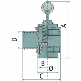 Slėgio ribotuvas 1 1 2 0 3 1 5 bar