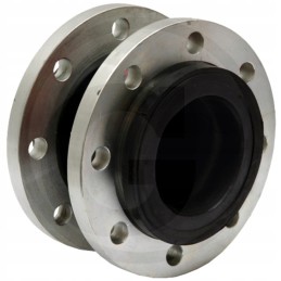 Guminė jungtis su flanšu a 80mm b 160mm c