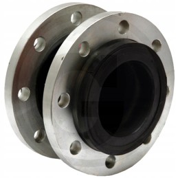 Guminė jungtis su flanšu a 80mm b 160mm c