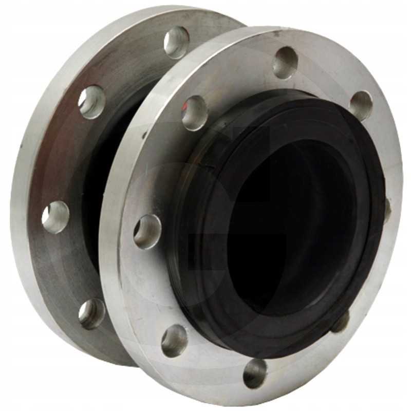 Guminė jungtis su flanšu a 80mm b 160mm c