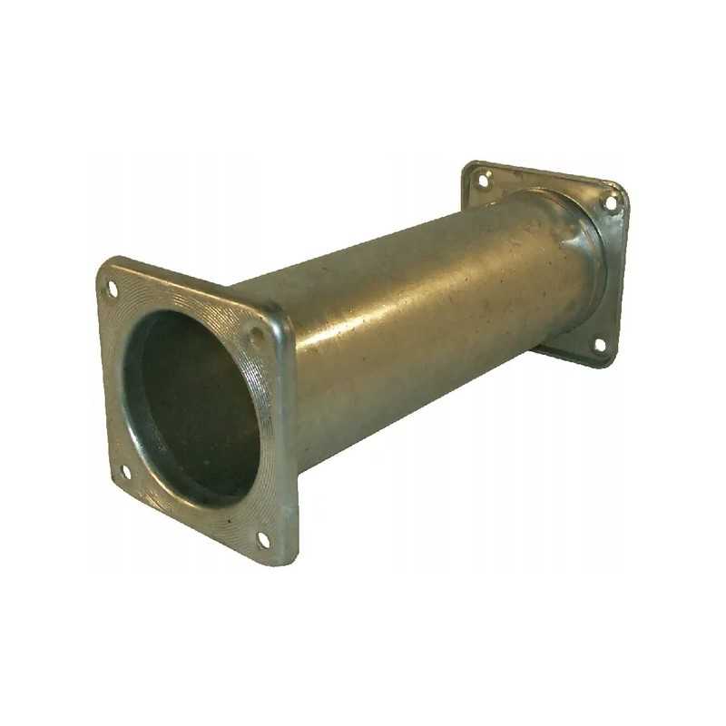 Tarpinis vamzdžio sujungimas su dvipuse flanšo dalimi