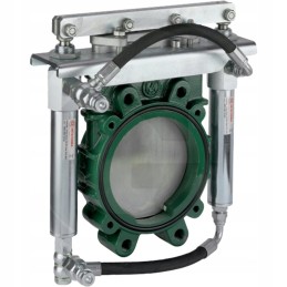 Plokštelinis sklendė 4 su nutekėjimu