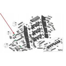 204030002 korpusas su adapterio veleno guoliu, kairėje
