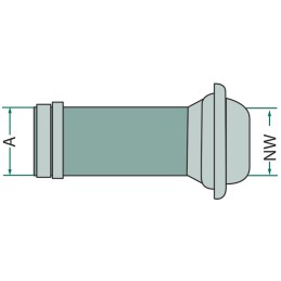Grybų lizdas 4 colių, itališka Berselli sistema