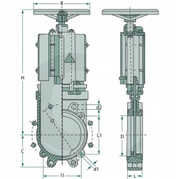 Plokštelinis sklendė 8 flanšas flanšas 200mm