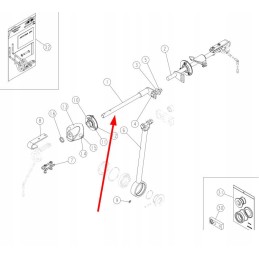 016120 trumpas maišytuvo velenas