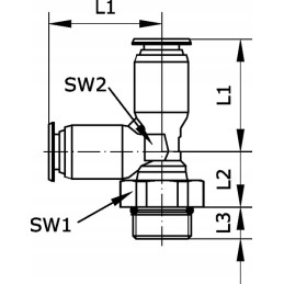 Kampinė greitoji jungtis l 4x1 8
