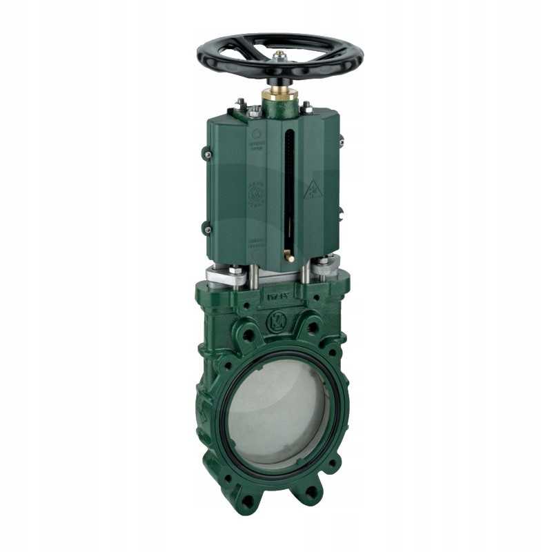 Mz plokščių užtvarų vožtuvas, peilių sklendės, rankinis ratas