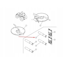 011075 sėjimo peilių komplektas 28 36 m