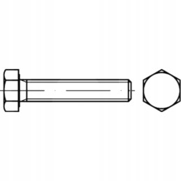 Šešiakampis varžtas din 933 din 933 šeši