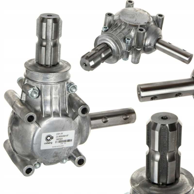 Trąšų barstytuvo kampinė pavara 1 1