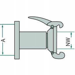 Kištukas su flanšu 4050220597