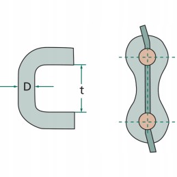 Apsauginis kaištis spynoms 3 x 85 mm
