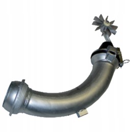 Plataus kampo barstytuvas su lizdu ir svyruojančiu rotoriumi