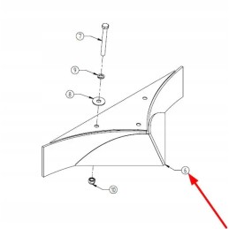 608990209 disko adapterio pleištas