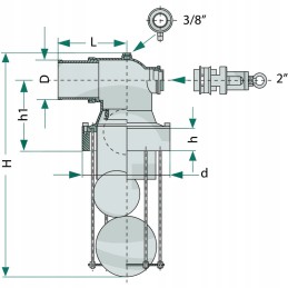Mz perpildymo vožtuvas 100 229 60