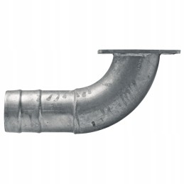 Tanklaivio galas yra 90 laipsnių alkūnė, 6 coliai, 150 mm